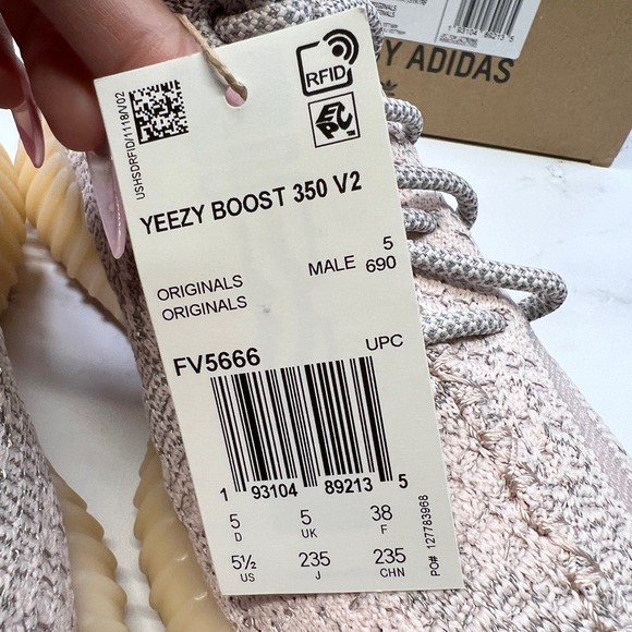 Adidas Yeezy Boost 350 350s V2 Reflective Synth Pink - Picture 7 of 9